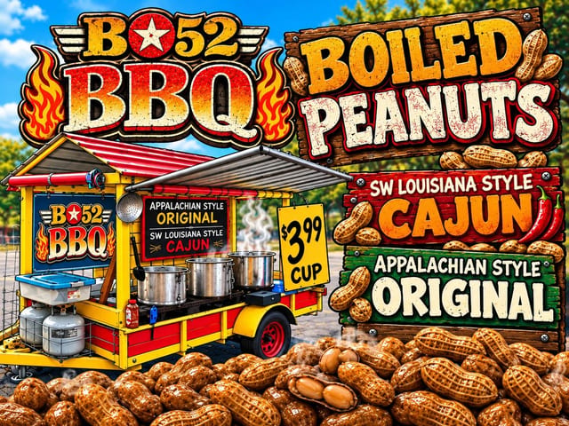 BOILED PEANUTS.