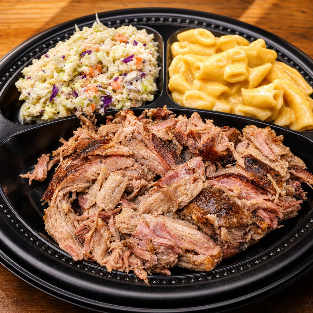 Pulled Pork Plate.