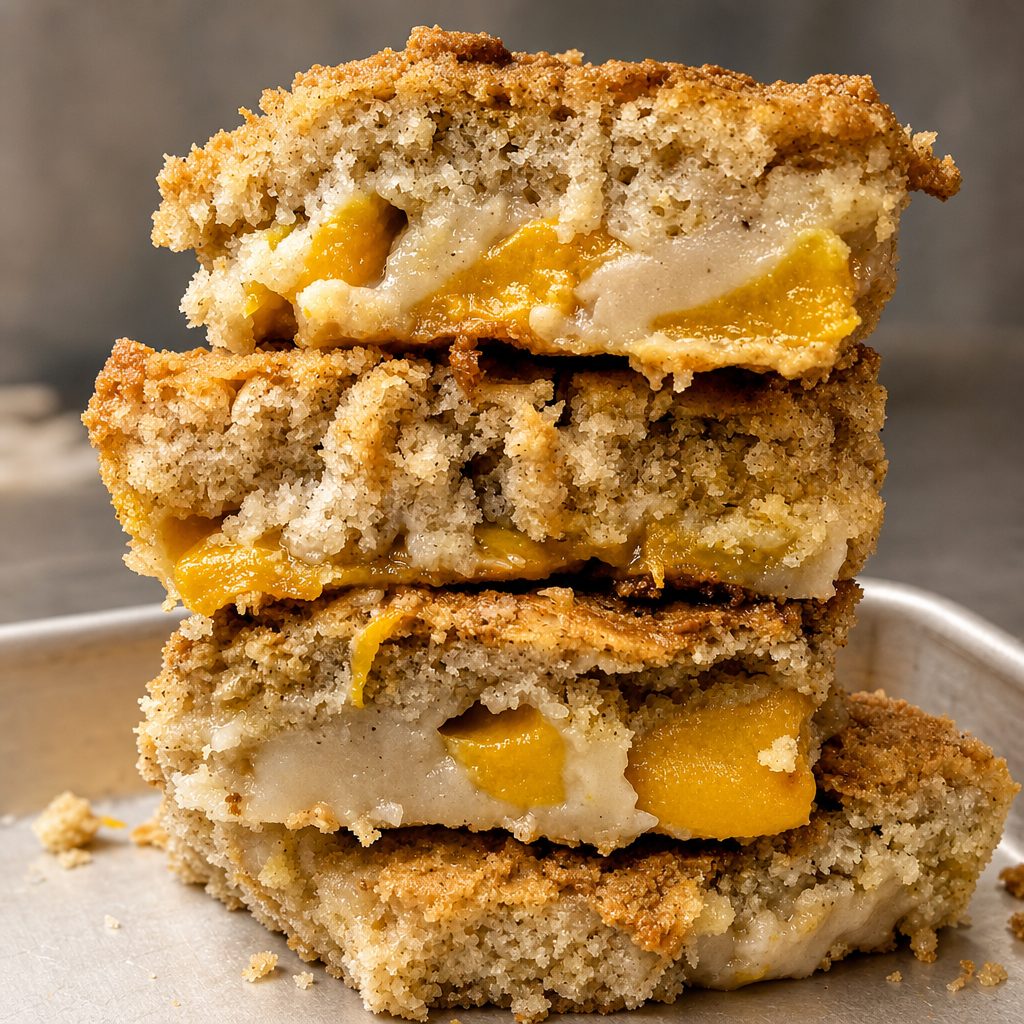 Peach Cobbler/ Peach Cobbler Cake.