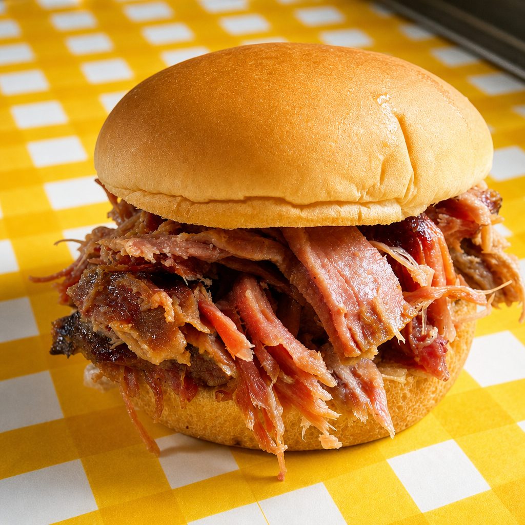 Pulled Pork Sandwich.