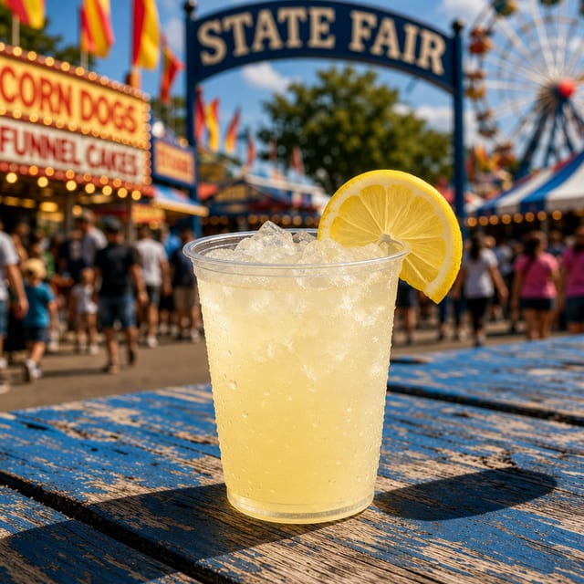 20 oz Fresh State Fair Style Lemonade.