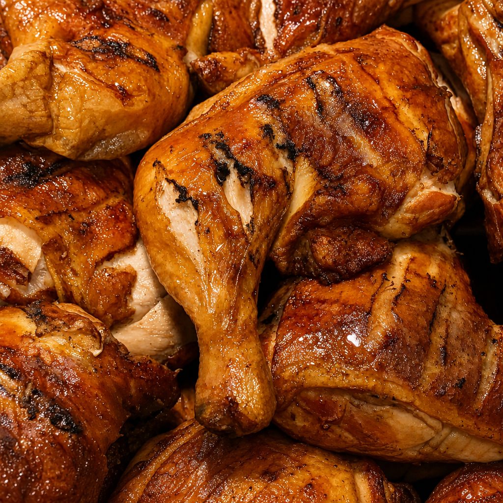 Smoked Chicken Leg Quarter.